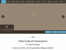 Tablet Screenshot of hotel-interstar.com